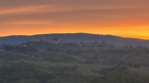 Tramonto terrazza Villa Remignoli